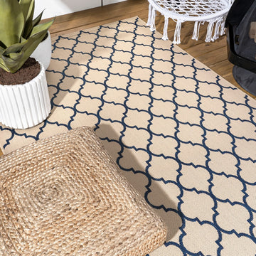 Arabesque Ogee Trellis Indoor/outdoor Area Rug